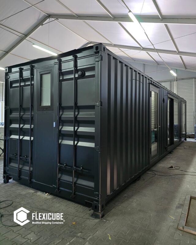 We love our custom projects even if they take a little longer ✨ L30XL 🏡🇩🇪 12 x 3m#containerhome #containerhouse #tinyhome #tinyhouse #guesthouse #studenthouse #mancave #shippingcontainerhouse #shippingcontainerhome #dreamhome #dreamhouse #hause #housing #flexicubepl #modernhouse #modernhome #flexicube #containerdesign #housedesign #containerlife #airbnb #glamping #homeinspiration #homeideas #minimalliving #summerhouse #homeinspo #container #containerarchitecture #cabin